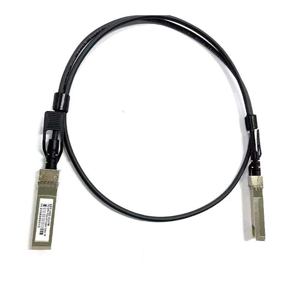 Outdoor optical cables are bundled and secured
