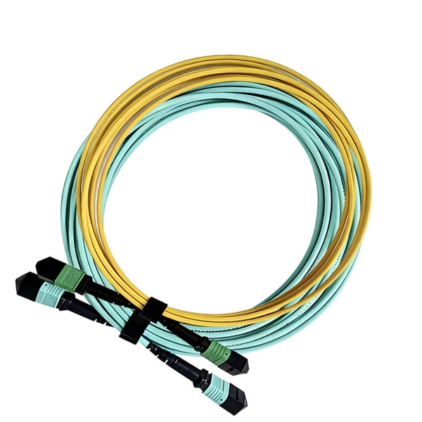 High-voltage terminal with fiber optic cable