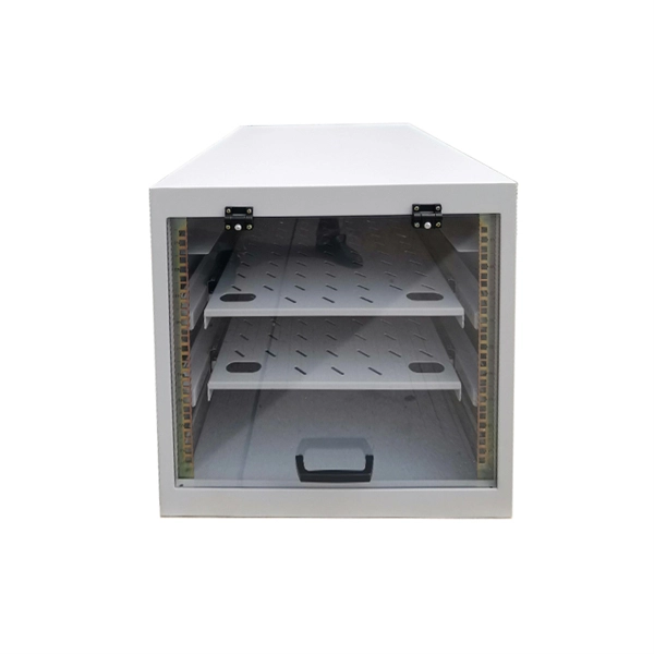 Which type of guide rail is used for distribution boxes 